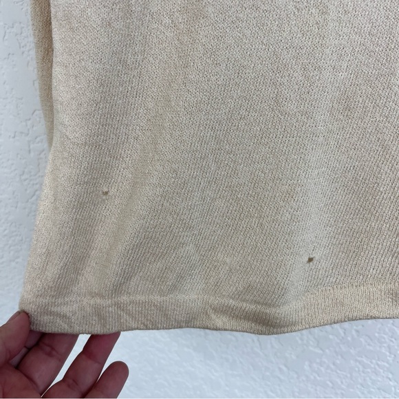 St John Fall 06 Knit Pop on Mandarin Logo Sweater Top - Picture 6 of 9